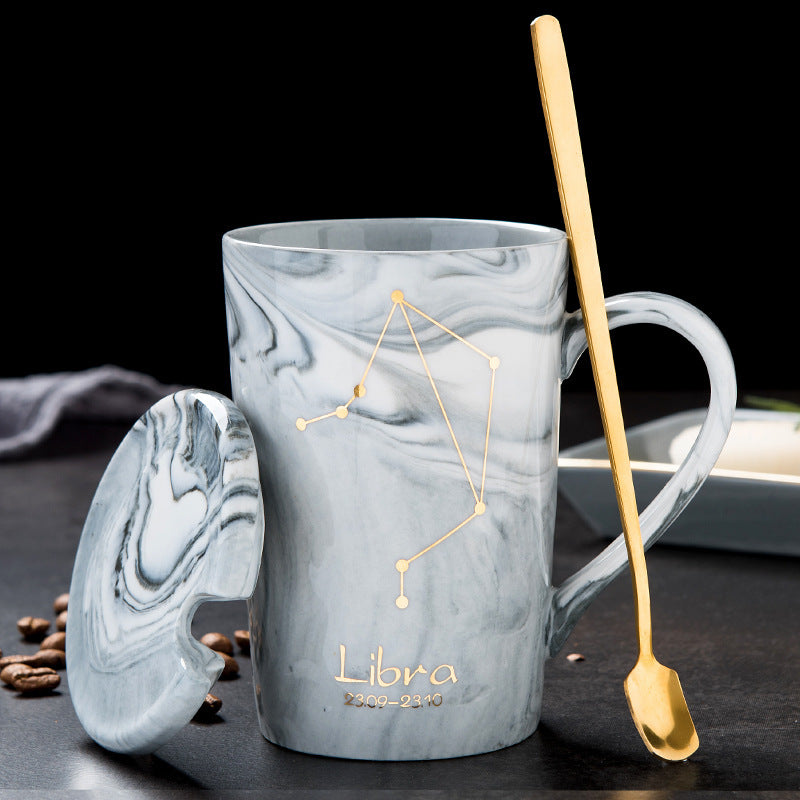 Nordic Creative Ceramic Mug Twelve Constellation Mug