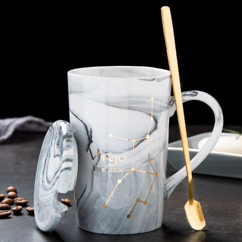 Nordic Creative Ceramic Mug Twelve Constellation Mug