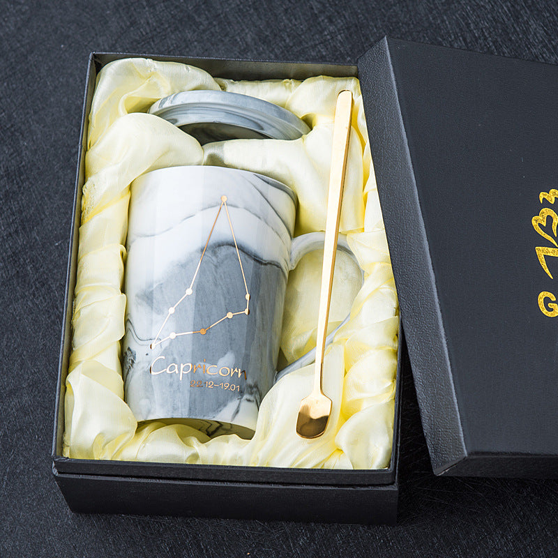 Nordic Creative Ceramic Mug Twelve Constellation Mug