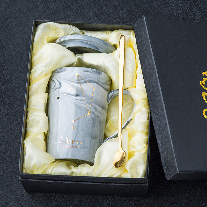 Nordic Creative Ceramic Mug Twelve Constellation Mug