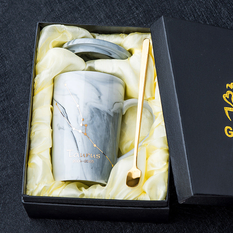 Nordic Creative Ceramic Mug Twelve Constellation Mug