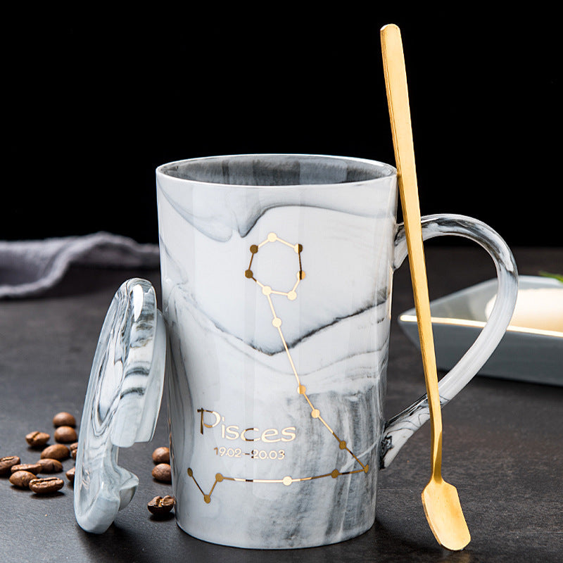 Nordic Creative Ceramic Mug Twelve Constellation Mug
