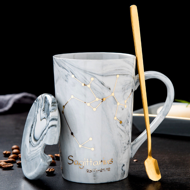 Nordic Creative Ceramic Mug Twelve Constellation Mug