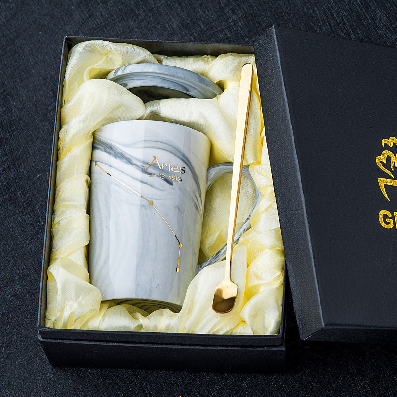 Nordic Creative Ceramic Mug Twelve Constellation Mug