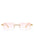 Rimless Rectangle Retro Tinted Fashion Sunglasses