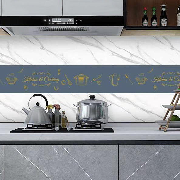 Cartoon Self-adhesive Wallpaper Kitchen High Temperature Resistant, Easy To Scrub, Oil Proof Stickers, Non-fading, Refurbished Decorative Wallpaper Stickers Thick