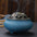 Copper Lid Ceramic Incense Burner Buddha with Antique Alloy Wire Incense Burner