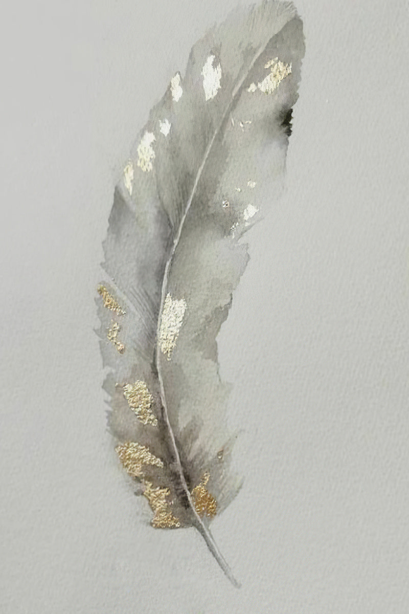 Feather Hanging Wall Art Painting Living Room Background Wall