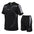 Casual Suit Men's Summer Men's Short-Sleeved Suit Ice Silk Suit Men's Plus Size Running Wear Sportswear