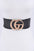 Embossed Logo Elastic Belt