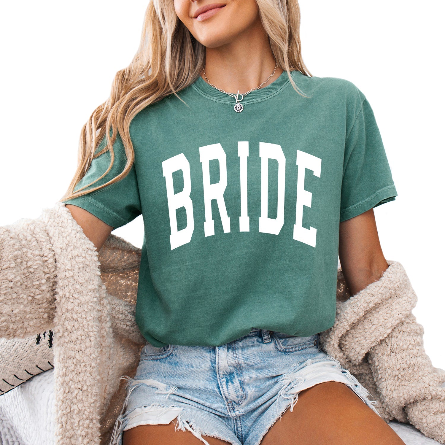 Bride Mrs Honeymoon Comfort Colors Garment Dyed T Shirt (condensed)