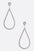 Rhinestone Oversize Teardrop Earrings