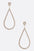 Rhinestone Oversize Teardrop Earrings