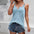 V-neck Camisole Tops For Women Casual Spaghetti Strap Tank Tops