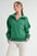 Aemi + Co Half Zip Raglan Sleeve Sweatshirt with Kangaroo Pocket