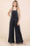 Mittoshop Textured Wide Leg Overalls Black