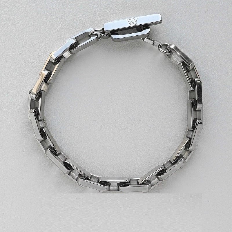 Square 316L Steel Bracelets Necklace For Men And Women