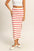 HYFVE Side Slit Striped Bodycon Sweater Skirt