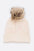 Large Natural Fur Pom Soft Beanie