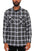 Regular Fit Checker Plaid Flannel Long Sleeve