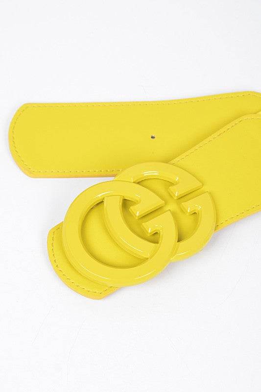CG Logo Tonal Elastic Fashion Belt
