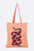 Large Snake Patch Canvas Tote