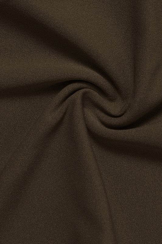 High-rise stretch flared pants