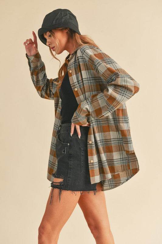 Jocia Plaid Flannel Shirt