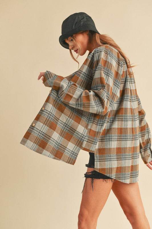 Jocia Plaid Flannel Shirt