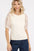 Mittoshop Frill Round Neck Half Sleeve Blouse