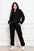 Half Zip Long Sleeve Sweatshirt and Pants Set