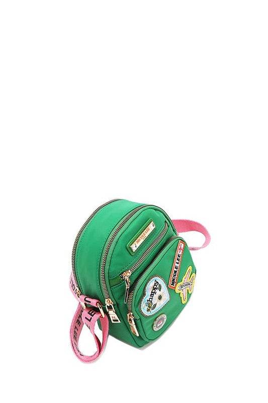 Nicole Lee USA Color Patch Crossbody Bag