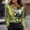 Women's Swing Collar Draped Shirts & Blouses Elegant Solid Satin Office Ladies Top Pullover Spring Long Sleeve Casual Tops