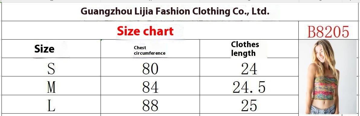 Printed Slim Fit Hot Girl Tank-top Women