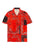 Mens Collared Print Button Down