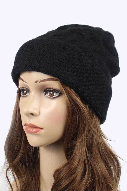 Slouchy Fit Soft Knit Beanie