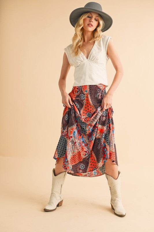 Bradyn Print Skirt