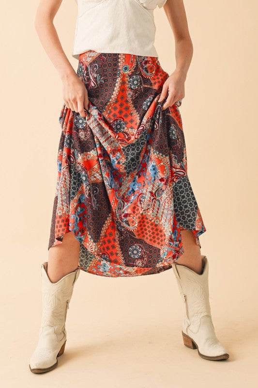 Bradyn Print Skirt