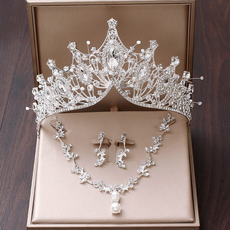 Crown Bride Leader Wedding Dress Headwear Luxury