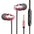Metal Headphones Heat Tone In-ear Mobile Phone Headphones