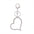 LARGE RHINESTONE HEART KEY HOLDER