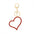 LARGE RHINESTONE HEART KEY HOLDER