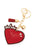 Crown Heart Rhinestone Pillow Key Chain