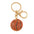 RHINESTONE BASKETBALL KEYCHAIN