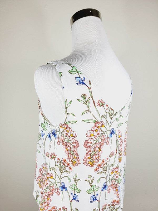 Cotton Tank Top, Boho tank top, Adjustable strap