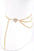 Rhinestone Heart Charm Layer Chain Belt