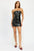 EXPOSED ZIPPER TUBE MINI DRESS