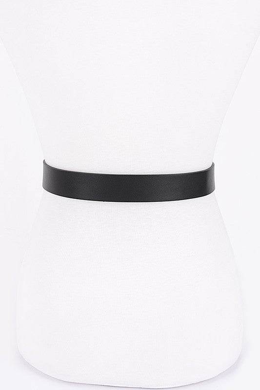 Gold Bow Buckle Fashion Belt