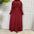 New Simple Fashion Women's Solid Color Muslim Cardigan