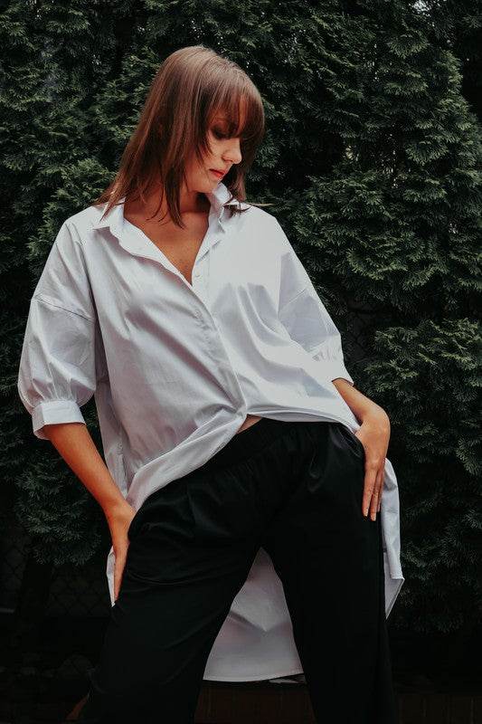 Short Sleeve Crew Neck Tops Casual loose Blouse